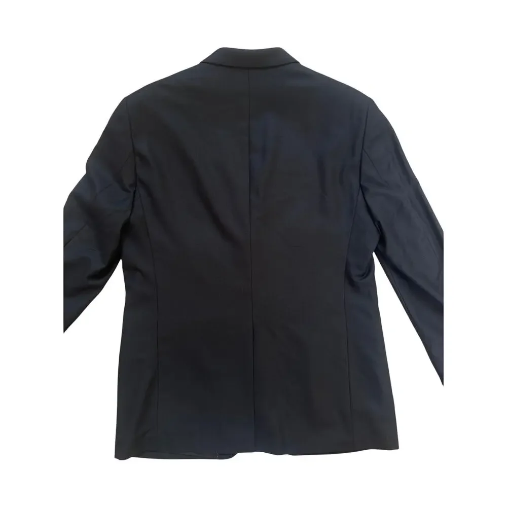 Nautica Men's Wool Blend Navy 2-Button Blazer Sport Coat, Size 42R (298)